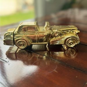 Avon Gold Cadillac Cologne Bottle